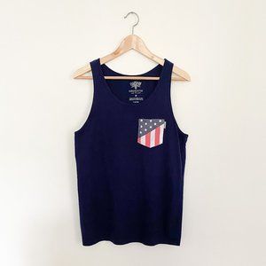 Serengetee Tank with American Flag Pocket